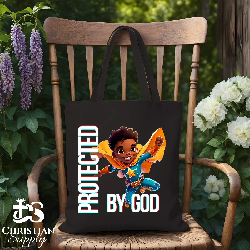 Waterproof Tote Bag in Yellow for Outdoor Activities in Wet WeatherKids Christian Star Super Boy Blue Outfit 2 Tote Bag