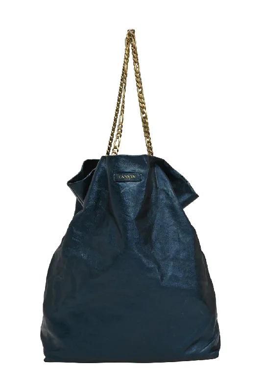 Tote Bag with RFID - Blocking Pocket in Black for Protecting Your Cards and Information[WB5835] Lanvin | Tote Bag
