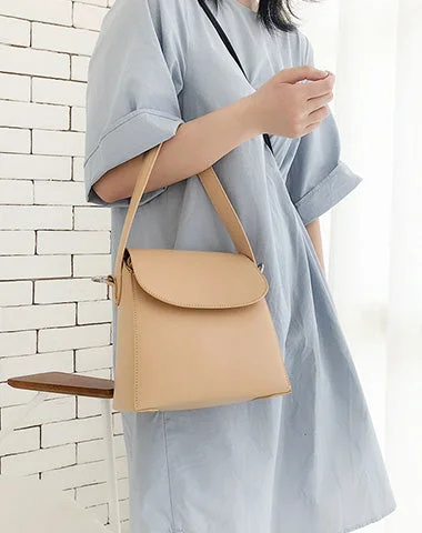 Women's Shoulder Bag with Faux Fur Strap in White for Winter StyleLeather Women Handbag Shoulder Bag Work Bag For Women