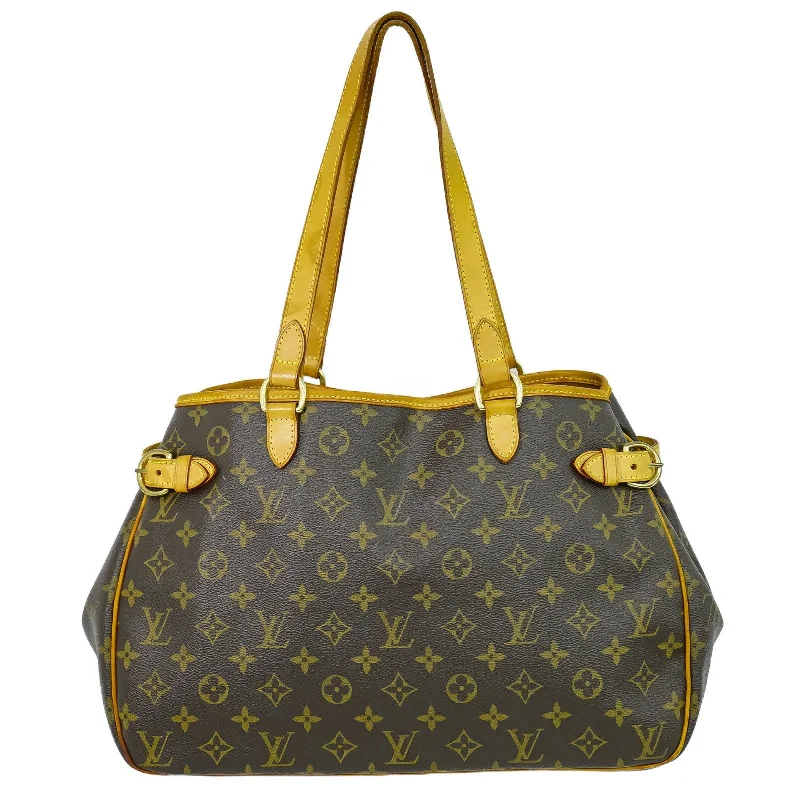 Women's Tote Bag with Detachable Pouch in Purple for Added ConvenienceWomen's Printed Tote Bag in Floral Patterns for a Spring - Themed Shopping TripLouis Vuitton Batignolles Horizontal  Canvas Tote Bag (Pre-Owned)