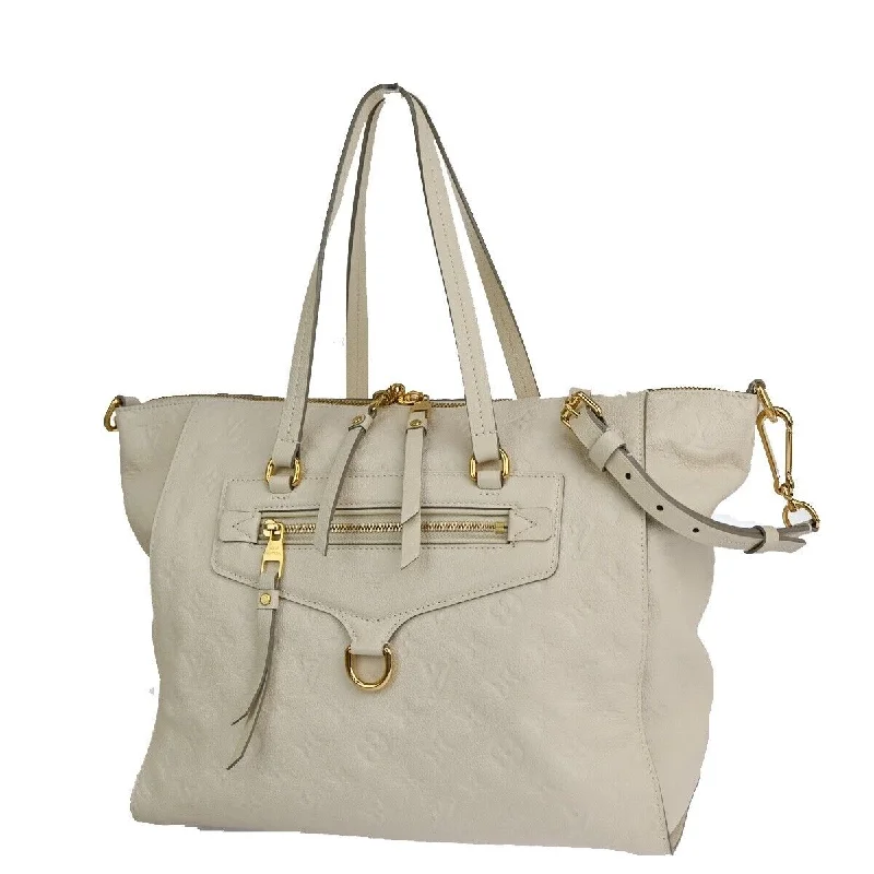 Small Vegan Leather Tote Bag in Blush Pink with Gold - Tone Hardware for a Feminine and Stylish AccessoryWomen's Tote Bag with Magnetic Closure in Orange for Easy Access on the GoLouis Vuitton Lumineuse  Leather Tote Bag (Pre-Owned)