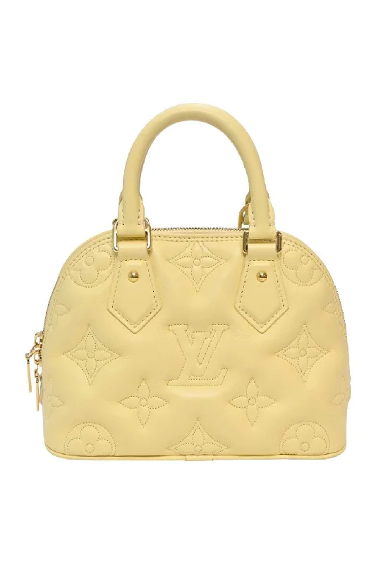 Canvas and Leather Combo Shoulder Bag in Tan for a Rustic Look[WB5383] Louis Vuitton | Satchel