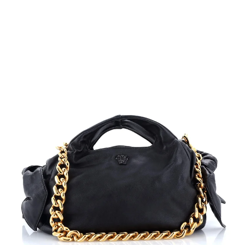 Geometric - Printed Tote Bag in Multicolor for a Contemporary and Trendy OutfitMedusa Head Chain Tote Leather