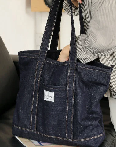 Oversized Jute Tote Bag in Natural Color with Rope Handles for a Beach VacationMens Blue Denim Large Tote Bag Denim Handbag Denim Large Tote Shoulder Bag for Men Women
