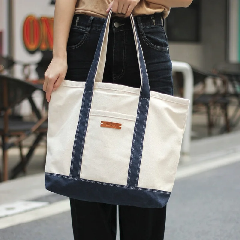 Oversized Jute Tote Bag in Natural Color with Rope Handles for a Beach VacationMens White&Blue Canvas  Stachel Tote Bags Canvas Tote Shoulder Bag Handbag for Women