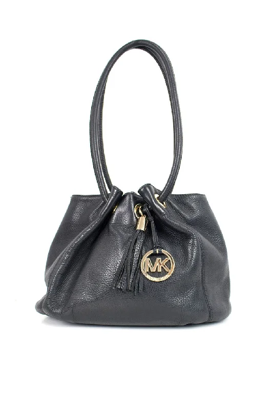 Faux Fur - Trimmed Tote Bag in White for a Cozy Winter Look[WB1604] Michael Kors | Tote Bag
