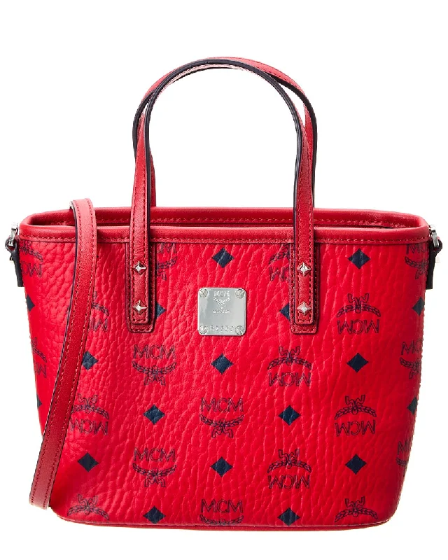 Women's Printed Tote Bag in Floral Patterns for a Spring - Themed Shopping TripMini Aren Shopper In Visetos