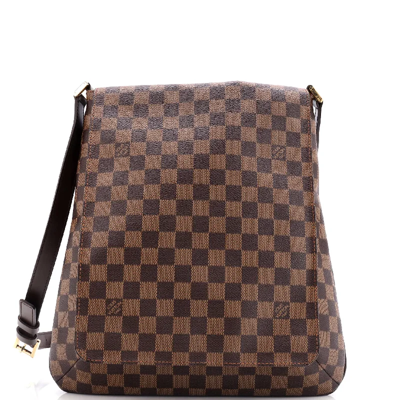 Women's Shoulder Bag with Adjustable Strap in Pink for ComfortMusette Handbag Damier GM