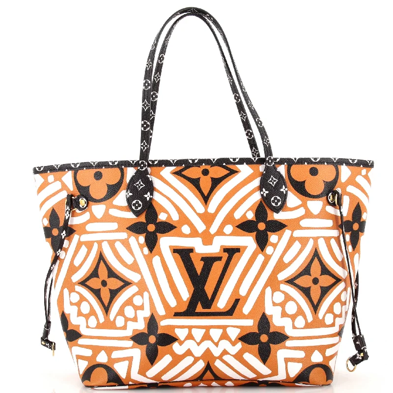 Metallic Tote Bag in Rose Gold with Chain Handles for a Glamorous Night OutNeverfull NM Tote Limited Edition Crafty Monogram Giant MM