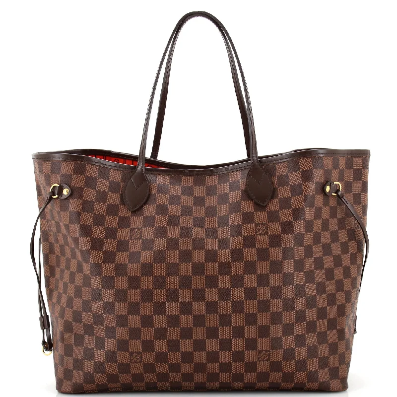 Monogrammed Tote Bag in Brown Leather with Personalized Initials for a Custom and Elegant TouchNeverfull Tote Damier GM Monogrammed Tote Bag in Brown Leather with Personalized Initials for a Custom and Elegant TouchNeverfull Tote Damier GM