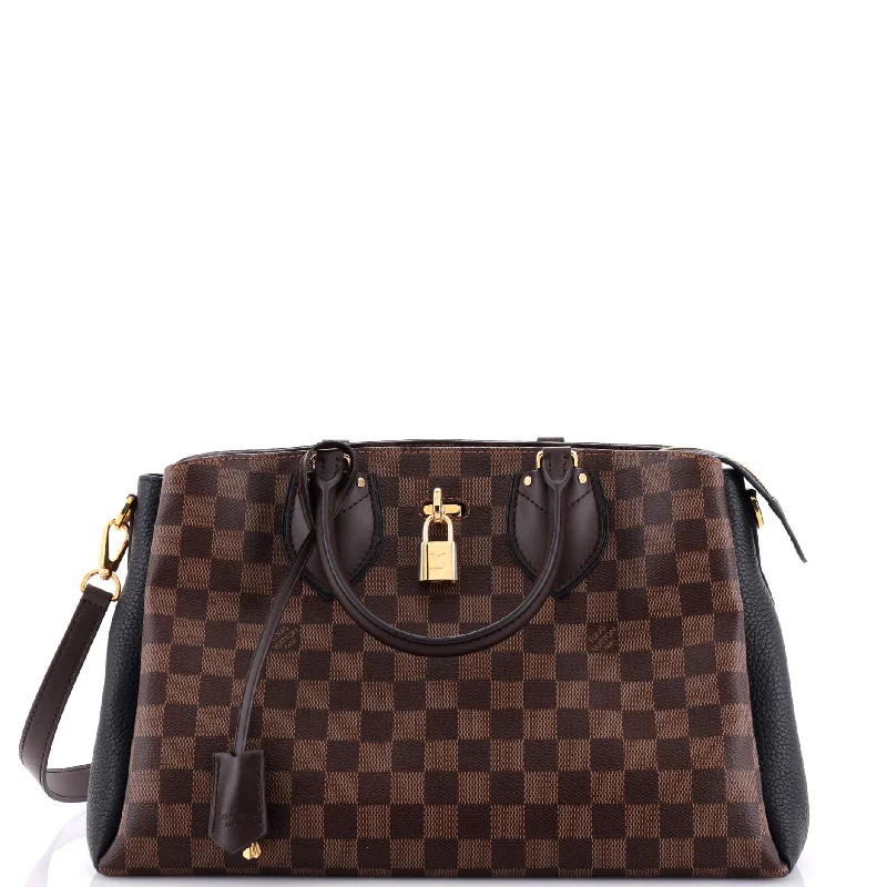 Women's Shoulder Bag with Fringe Details in Brown for a Bohemian StyleNormandy Handbag Damier Women's Shoulder Bag with Fringe Details in Brown for a Bohemian StyleNormandy Handbag Damier
