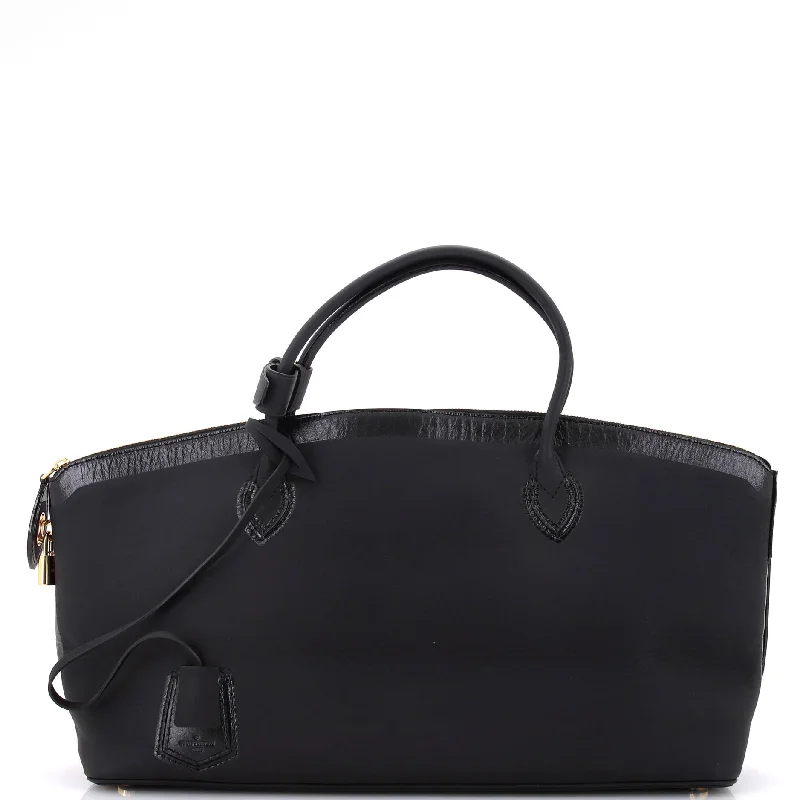 Obsession Lockit Handbag Rubberized Calfskin East West