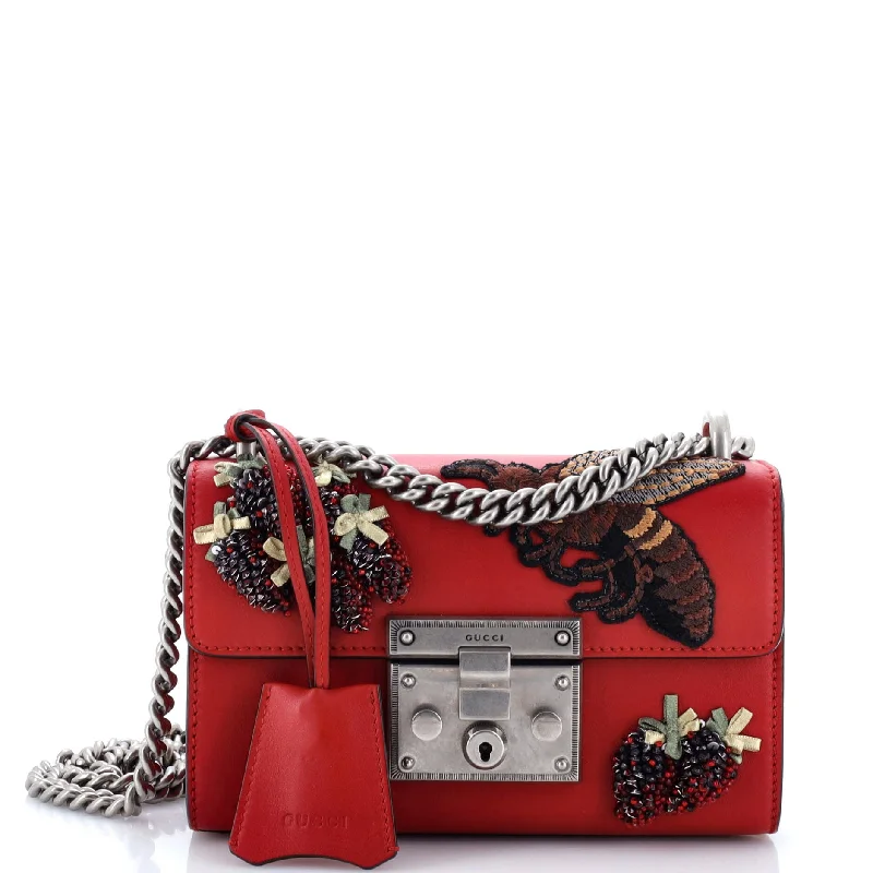 Canvas and Leather Combo Shoulder Bag in Tan for a Rustic LookPadlock Shoulder Bag Embellished Leather Small