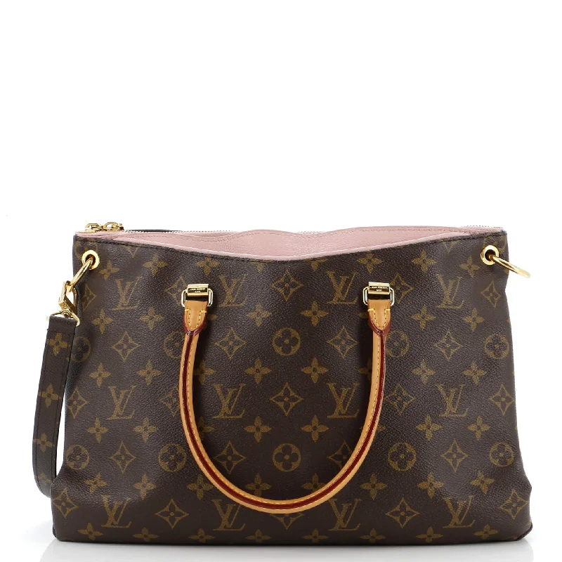 Tote Bag with RFID - Blocking Pocket in Black for Protecting Your Cards and InformationPallas Tote Monogram Canvas