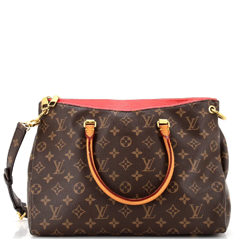 Quilted Tote Bag in Cream with Silver Hardware for a Classic and Sophisticated StylePallas Tote Monogram Canvas