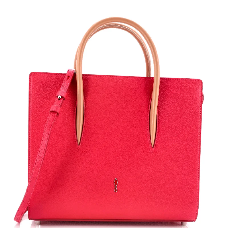 Small Vegan Leather Tote Bag in Blush Pink with Gold - Tone Hardware for a Feminine and Stylish AccessoryPaloma Tote Leather Medium