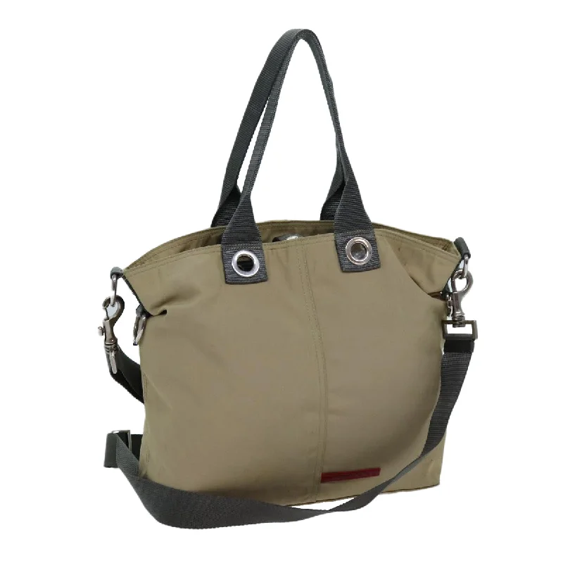 Large Capacity Genuine Leather Women's Tote Bag in Black for Work and CommutingTote Bag with Adjustable Shoulder Strap in Olive Green for Comfortable CarryingPrada --  Canvas Tote Bag (Pre-Owned)