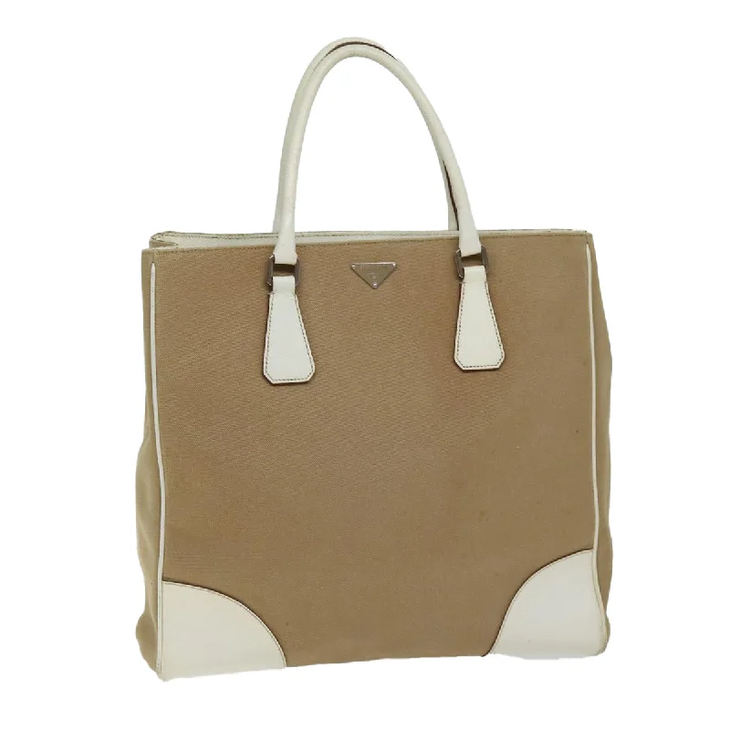 Geometric - Printed Tote Bag in Multicolor for a Contemporary and Trendy OutfitOversized Jute Tote Bag in Natural Color with Rope Handles for a Beach VacationPrada  Canvas Tote Bag (Pre-Owned)