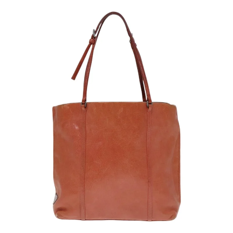 Large Capacity Genuine Leather Women's Tote Bag in Black for Work and CommutingWomen's Tote Bag with Magnetic Closure in Orange for Easy Access on the GoPrada  Leather Tote Bag (Pre-Owned)