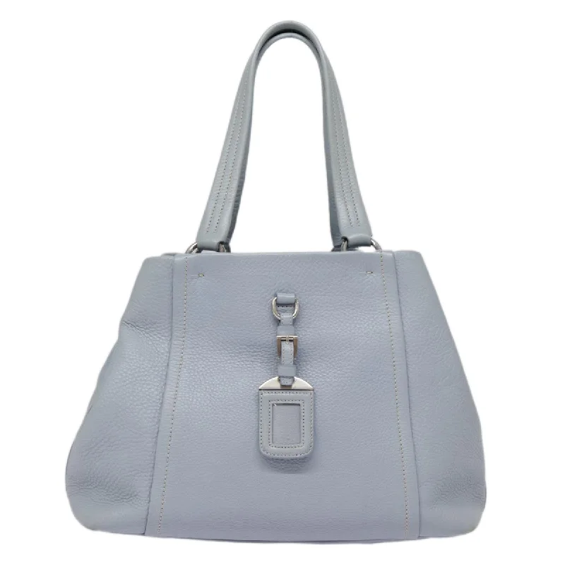Small Vegan Leather Tote Bag in Blush Pink with Gold - Tone Hardware for a Feminine and Stylish AccessoryLarge Capacity Genuine Leather Women's Tote Bag in Black for Work and CommutingPrada  Leather Tote Bag (Pre-Owned)