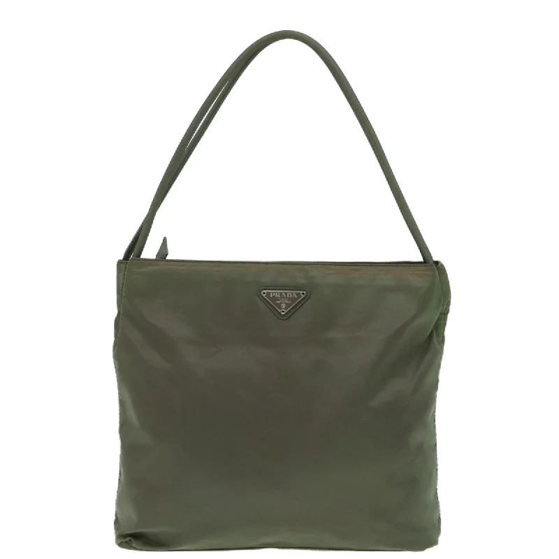 Tote Bag with RFID - Blocking Pocket in Black for Protecting Your Cards and InformationEmbroidered Tote Bag in Beige with Floral Motifs for a Boho - Chic VibePrada  Synthetic Tote Bag (Pre-Owned)
