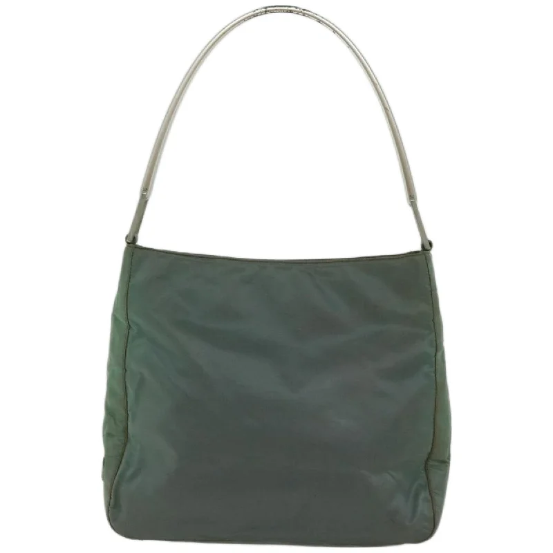 Faux Fur - Trimmed Tote Bag in White for a Cozy Winter LookTote Bag with Adjustable Shoulder Strap in Olive Green for Comfortable CarryingPrada Tessuto  Synthetic Tote Bag (Pre-Owned)