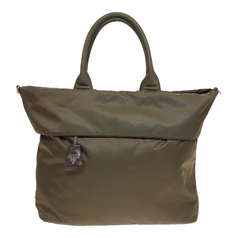 Oversized Jute Tote Bag in Natural Color with Rope Handles for a Beach VacationWomen's Tote Bag with Detachable Pouch in Purple for Added ConveniencePrada Tessuto  Synthetic Tote Bag (Pre-Owned)