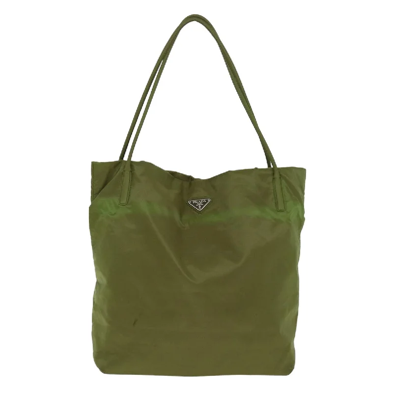 Quilted Tote Bag in Cream with Silver Hardware for a Classic and Sophisticated StyleEmbroidered Tote Bag in Beige with Floral Motifs for a Boho - Chic VibePrada Tessuto  Synthetic Tote Bag (Pre-Owned)