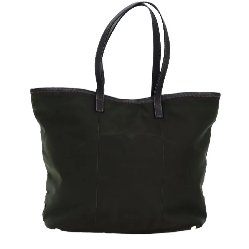 Faux Fur - Trimmed Tote Bag in White for a Cozy Winter LookWaterproof Tote Bag in Yellow for Outdoor Activities in Wet WeatherPrada Tessuto  Synthetic Tote Bag (Pre-Owned)