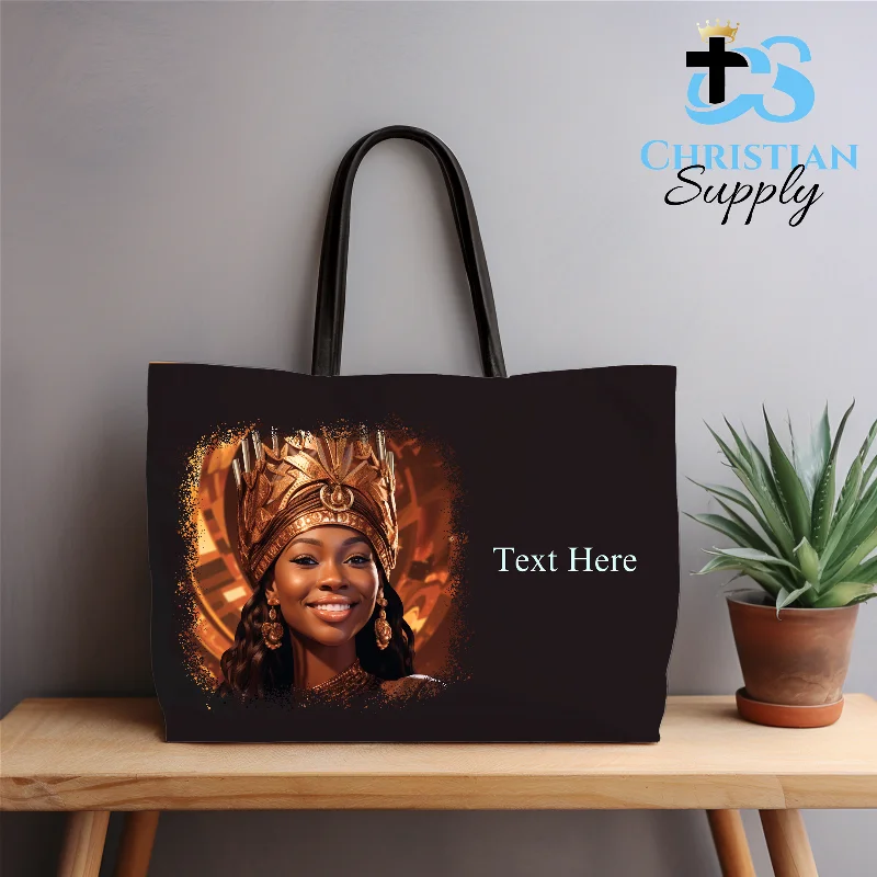 Women's Tote Bag with Zipper Closure in Red for Secure StorageQueen 8 Tote Bag