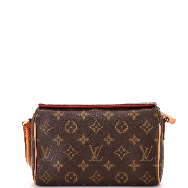 Women's Canvas Shoulder Bag in Navy with Striped Pattern for Beach TripsRecital Handbag Monogram Canvas