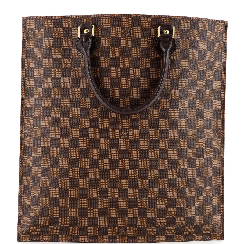 Metallic Tote Bag in Rose Gold with Chain Handles for a Glamorous Night OutSac Plat Bag Damier