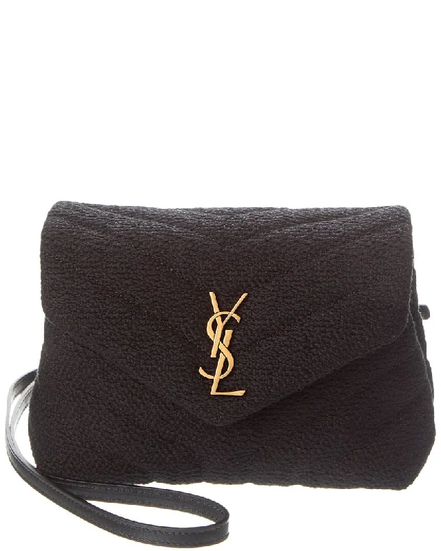 Saint Laurent Toy LouLou Tweed Shoulder Bag
