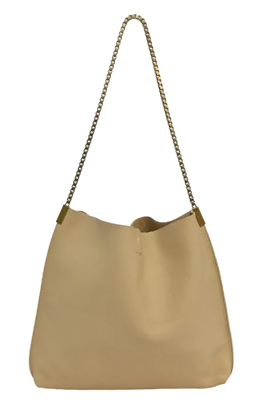 Quilted Tote Bag in Cream with Silver Hardware for a Classic and Sophisticated Style[WB5861] Saint Laurent | Tote Bag