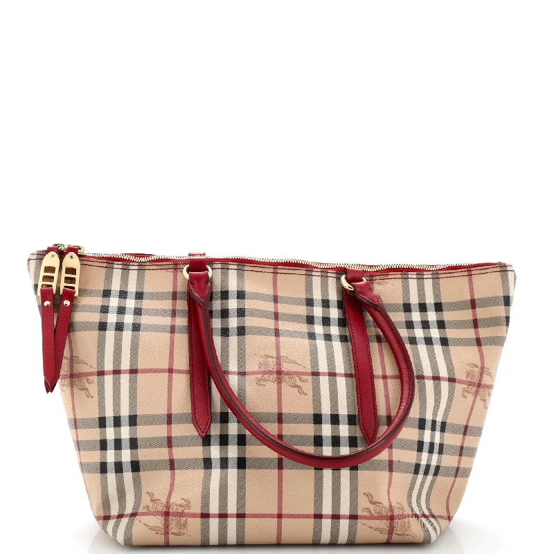 Women's Tote Bag with Detachable Pouch in Purple for Added ConvenienceSalisbury Tote Haymarket Coated Canvas Small