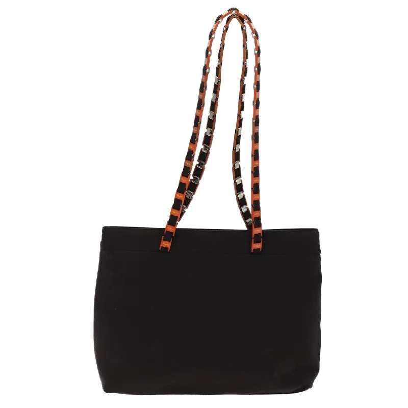 Large Capacity Genuine Leather Women's Tote Bag in Black for Work and CommutingMetallic Tote Bag in Rose Gold with Chain Handles for a Glamorous Night OutSalvatore Ferragamo  Synthetic Tote Bag (Pre-Owned)