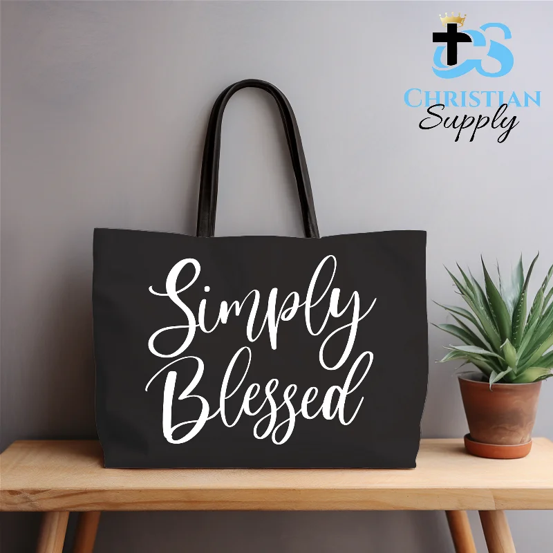 Tote Bag with Adjustable Shoulder Strap in Olive Green for Comfortable CarryingSimply Blessed Tote Bag Tote Bag with Adjustable Shoulder Strap in Olive Green for Comfortable CarryingSimply Blessed Tote Bag