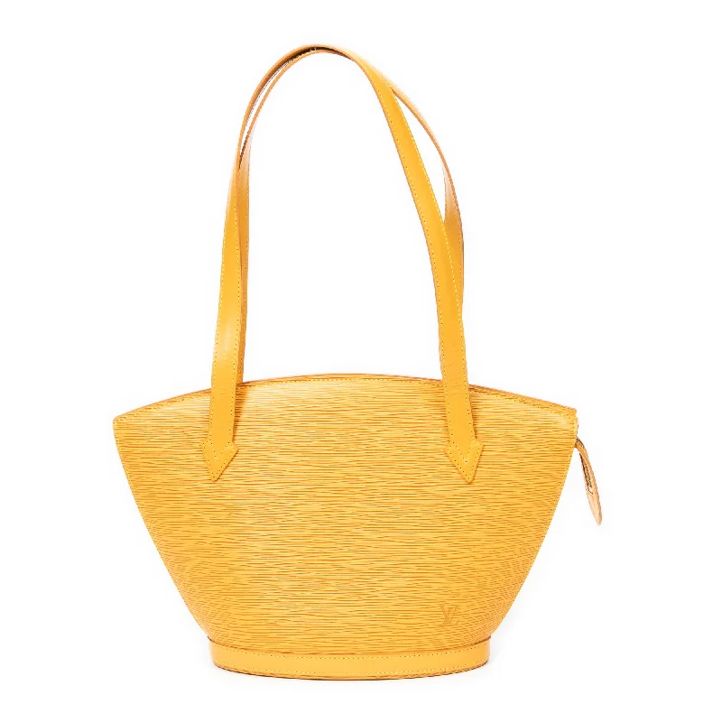 Women's Tote Bag with Magnetic Closure in Orange for Easy Access on the GoFaux Fur - Trimmed Tote Bag in White for a Cozy Winter LookSt-Jacques Long Straps PM