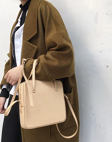 Women's Shoulder Bag with Adjustable Strap in Pink for ComfortStylish LEATHER WOMENs Square Handbag SHOULDER BAG Purse FOR WOMEN