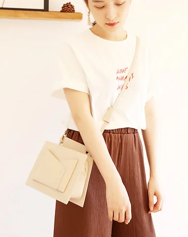 Shoulder Bag with Geometric Pattern in Multicolor for a Contemporary StyleStylish Unique LEATHER WOMENs SHOULDER BAGs Purse FOR WOMEN