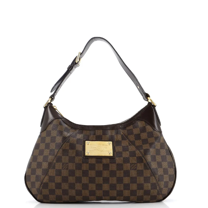 Quilted Shoulder Bag in Cream for a Classic and Elegant LookThames Handbag Damier PM