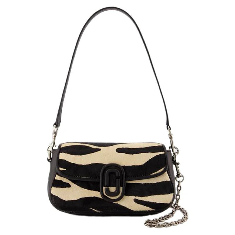 Women's Large Leather Shoulder Bag in Brown with Multiple Compartments for WorkThe Small Shoulder Bag - Marc Jacobs - Leather - Black