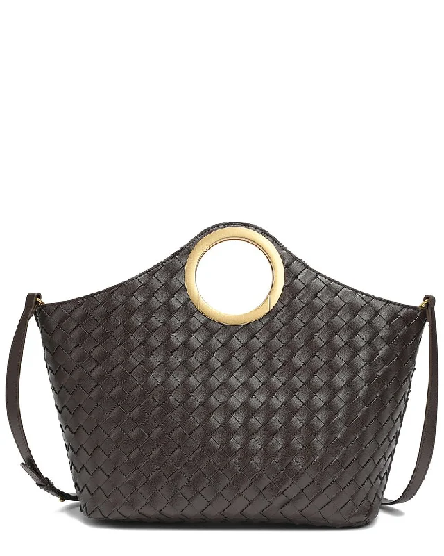 Large Capacity Genuine Leather Women's Tote Bag in Black for Work and CommutingWomen's Tote Bag with Detachable Pouch in Purple for Added ConvenienceTiffany & Fred Paris Hand Woven-Leather Tote Large Capacity Genuine Leather Women's Tote Bag in Black for Work and CommutingWomen's Tote Bag with Detachable Pouch in Purple for Added ConvenienceTiffany & Fred Paris Hand Woven-Leather Tote