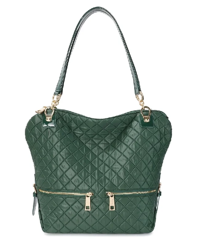 Faux Fur - Trimmed Tote Bag in White for a Cozy Winter LookQuilted Tote Bag in Cream with Silver Hardware for a Classic and Sophisticated StyleTiffany & Fred Paris Quilted Woven Nylon & Patent Tote Faux Fur - Trimmed Tote Bag in White for a Cozy Winter LookQuilted Tote Bag in Cream with Silver Hardware for a Classic and Sophisticated StyleTiffany & Fred Paris Quilted Woven Nylon & Patent Tote