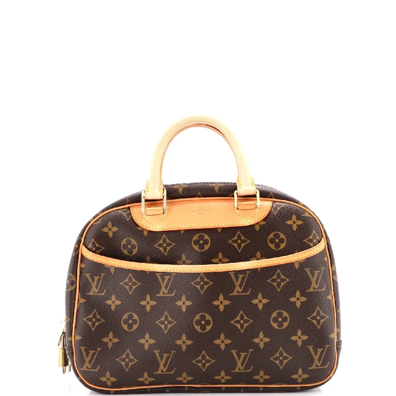 Metallic Shoulder Bag in Gold for Special OccasionsTrouville Handbag Monogram Canvas