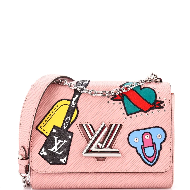 Twist Handbag Limited Edition Patches Epi Leather MM