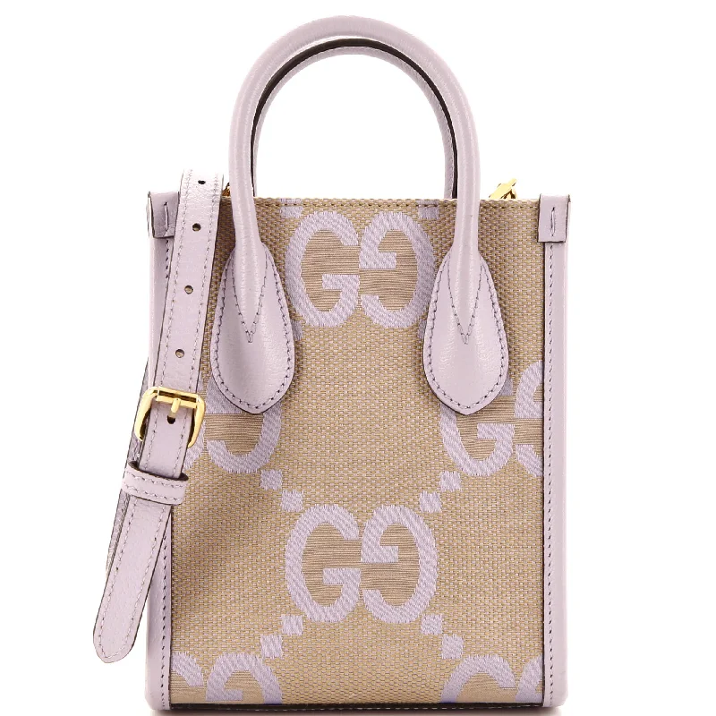 Tote Bag with Adjustable Shoulder Strap in Olive Green for Comfortable CarryingVertical Tote Jumbo GG Canvas Mini Tote Bag with Adjustable Shoulder Strap in Olive Green for Comfortable CarryingVertical Tote Jumbo GG Canvas Mini