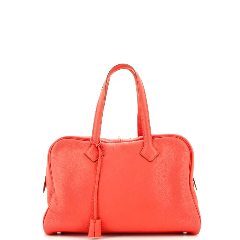 Women's Shoulder Bag with Faux Fur Strap in White for Winter StyleVictoria Elan Bag Clemence 38