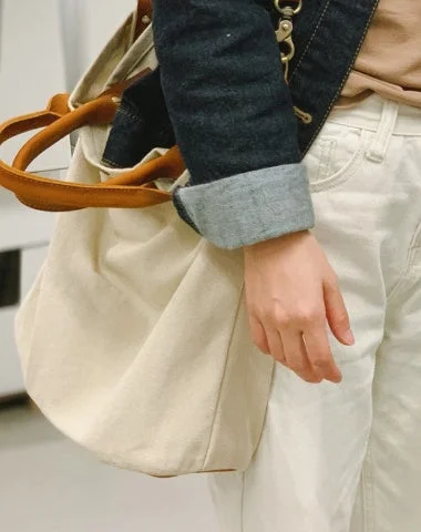 Geometric - Printed Tote Bag in Multicolor for a Contemporary and Trendy OutfitWhite Gray Canvas Tote Bag Canvas Messenger Handbag Womens Canvas Shoulder Totes Bag for Men
