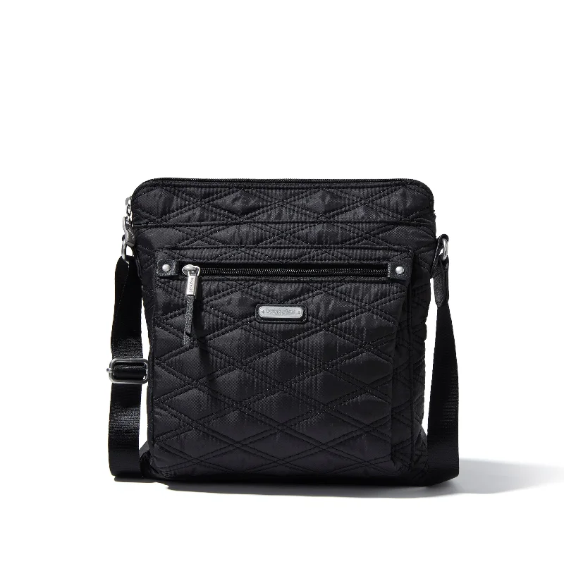 Quilted Leather Crossbody Bag in Cream for a Classic and Elegant Appearancebaggallini Go Bagg Crossbody Bag with RFID Wristlet Quilted Leather Crossbody Bag in Cream for a Classic and Elegant Appearancebaggallini Go Bagg Crossbody Bag with RFID Wristlet